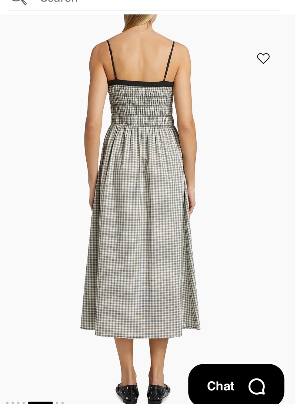 Rails Gingham Stretch-Cotton Midi-Dress - Picture 3 of 6